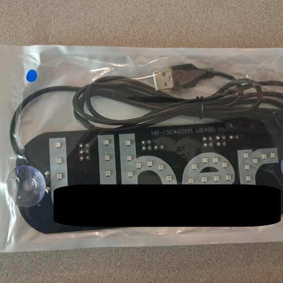 LED Windshield Light Sign for Taxi LED Blue - Picture 2 of 3